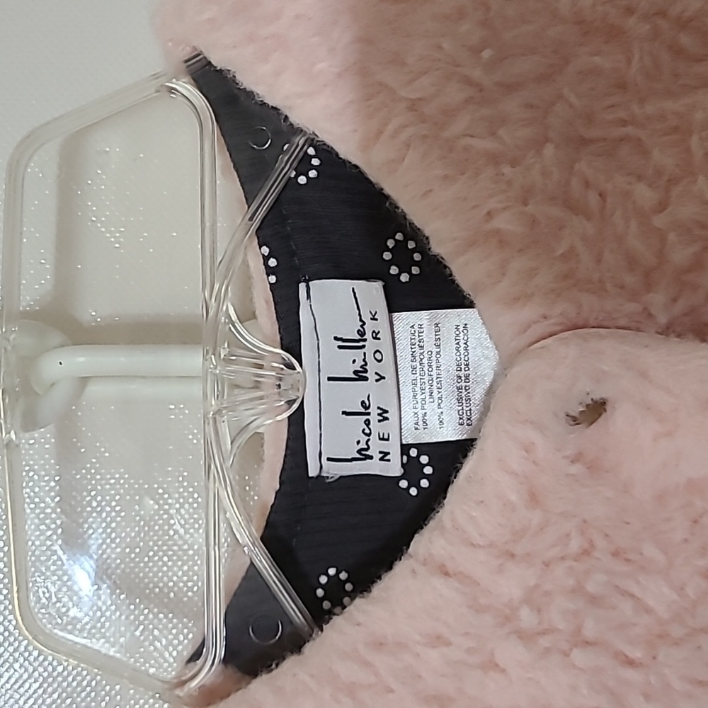 NICOLE MILLER Kids Pink Faux Fur‎ Lined Vest - Size 3/6M - Picture 2 of 6